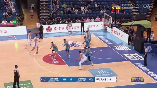 陶漢林15+10 劉毅14分 趙俊峰13+7 山東力克寧波